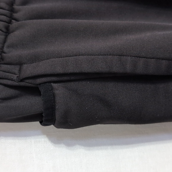 Rogers Sporting Goods Black Jogger Sweatpants Fleece Lined Size Medium - Picture 4 of 6